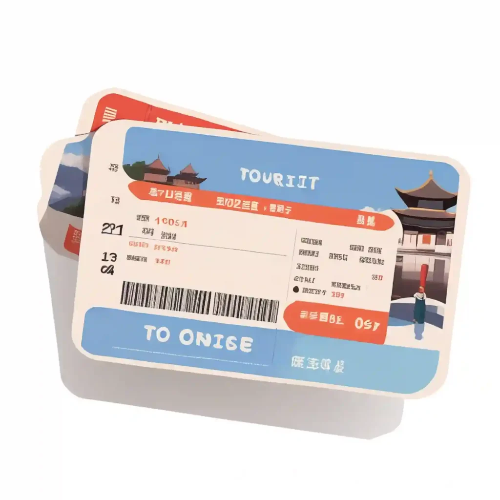 cetak tiket wisata