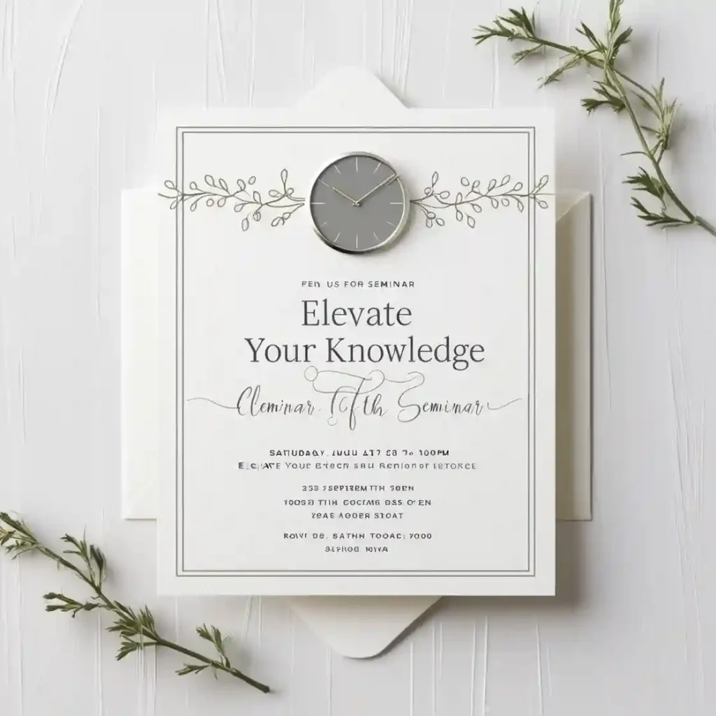 Cetak Undangan Seminar: Pentingnya Kualitas dan Desain dalam Menarik Peserta
