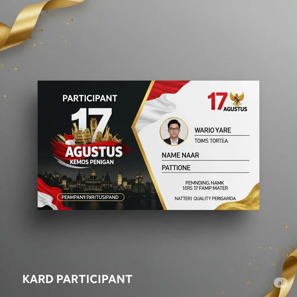 Ide Desain untuk Cetak Kartu Peserta Lomba: Bikin Kartu Peserta yang Fungsional & Menarik!