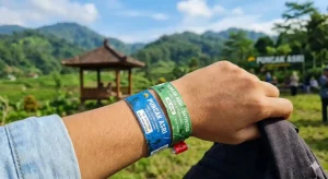 Cetak Tiket Gelang Wisata