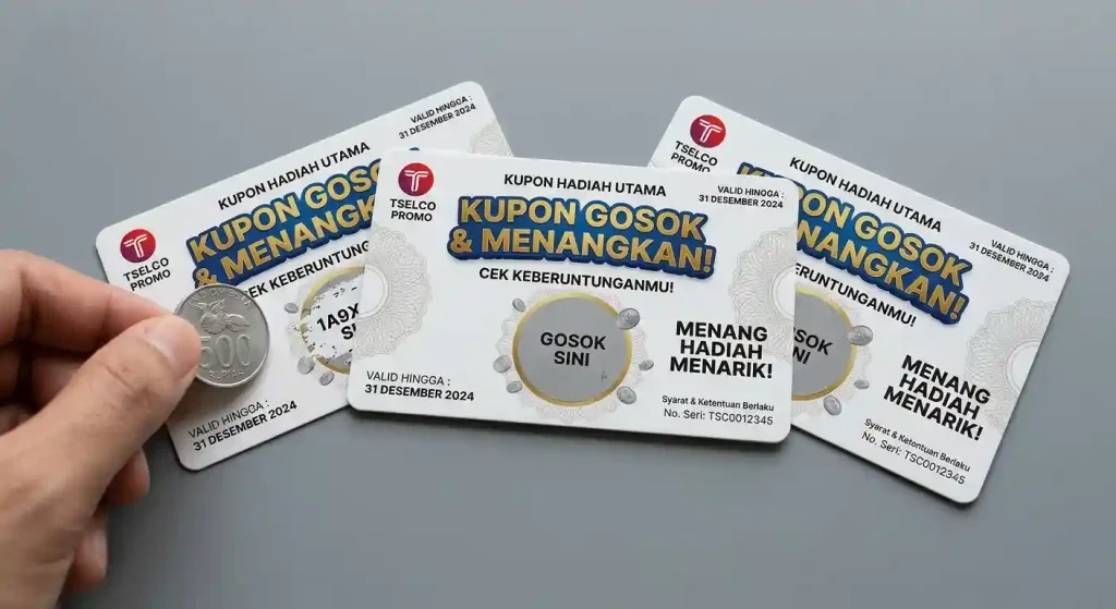 Promosi Unik dengan Cetak Voucher Gosok Kode Unik